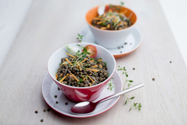 Lentilles en salade - Photographie culinaire Strasbourg 67 Alsace