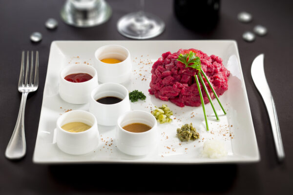 Steack tartare - Photographe culinaire Strasbourg 67 Alsace