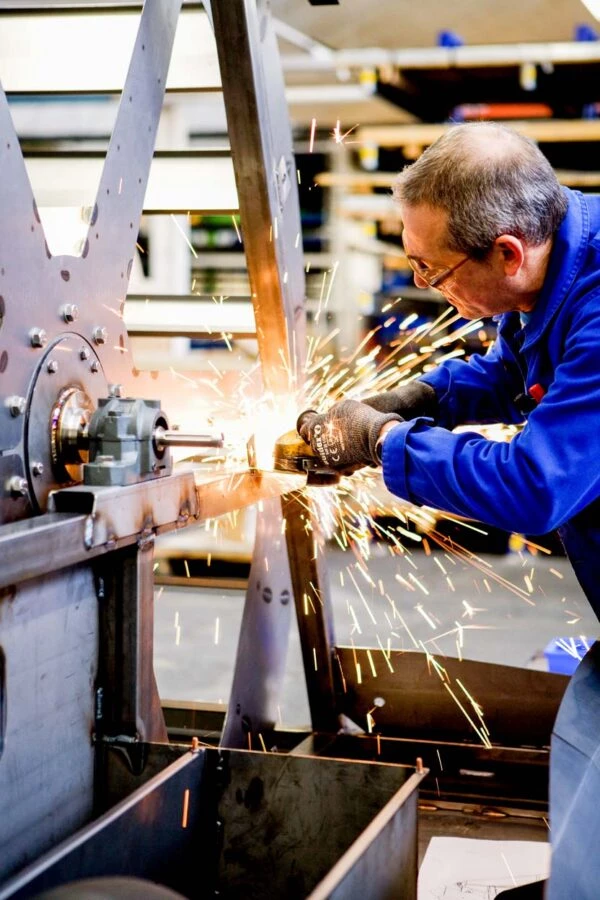 Facbrication de La Roue de l'Énergie de Tomy Ungerer commandée par EDF