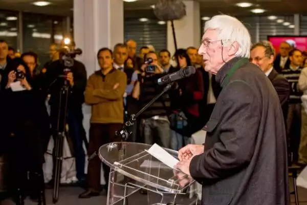 EDF - Tomy Ungerer à l'inauguration de la Roue de l'Énergie