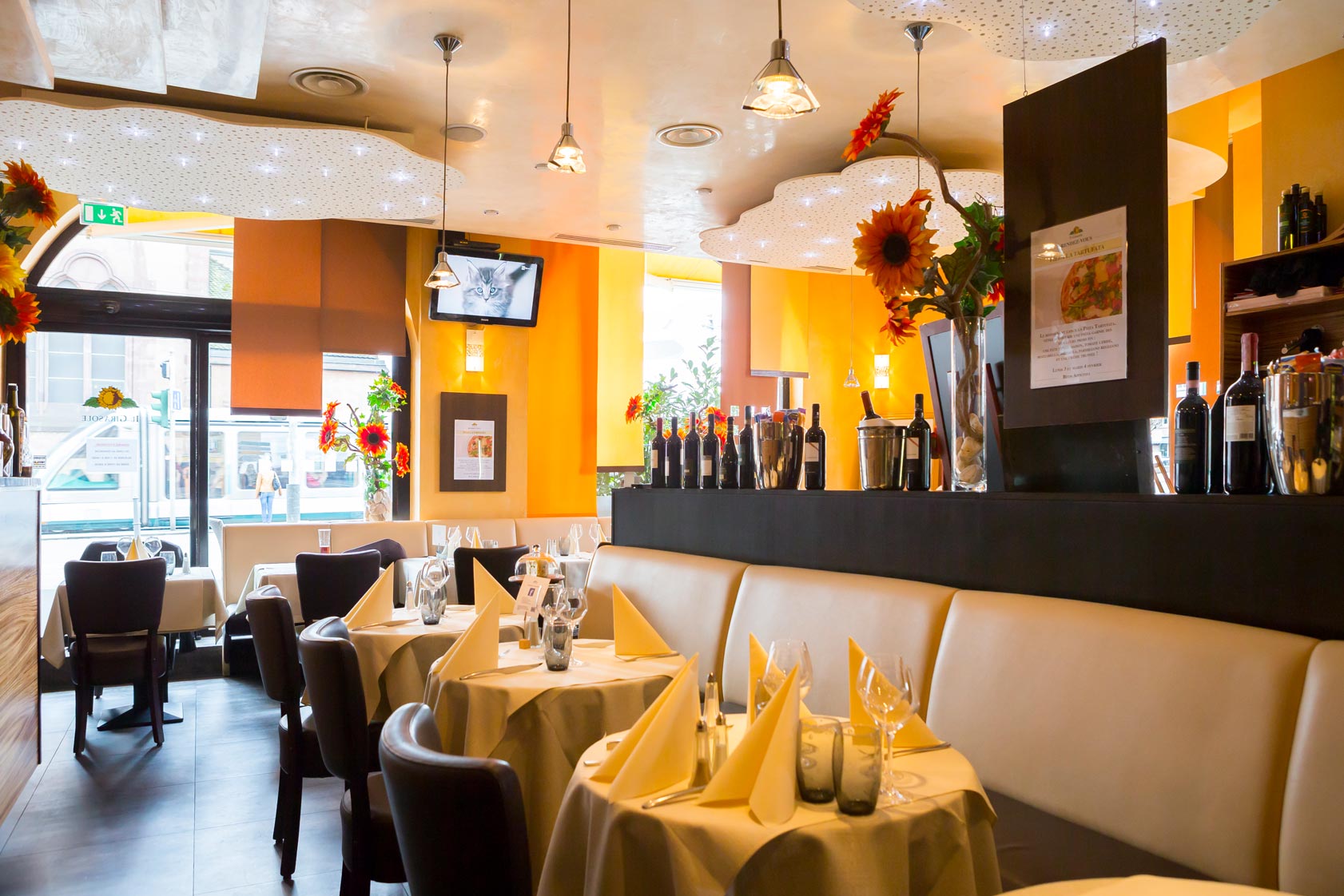 Il Girasole - Photographe d'entrerpise - Présentation du restaurant Strasbourg