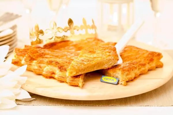 Galette des rois - Prise de vue réalisée en studio photo culinaire à Strasbourg en Alsace