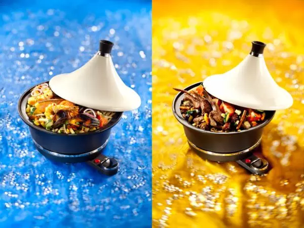 Cuiseur à tajine - Prise de vue de présentation de produits réalisée au studio photo culinaire à Strasbourg