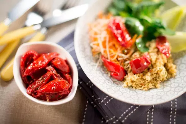 Tomates sechées - Prise de vue réalisée en studio photo professionnel à Strasbourg en Alsace