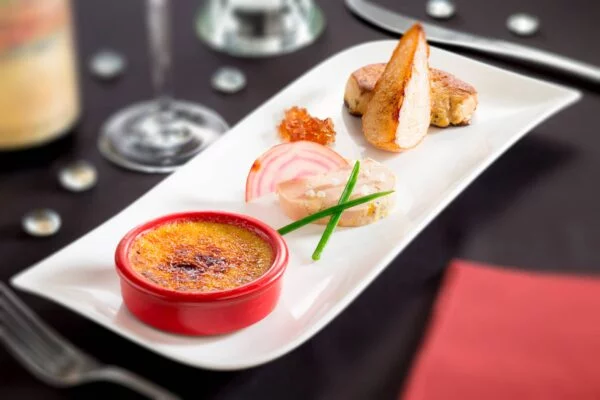 Foie gras de canard, photographie culinaire pour un restaurant à Strasbourg