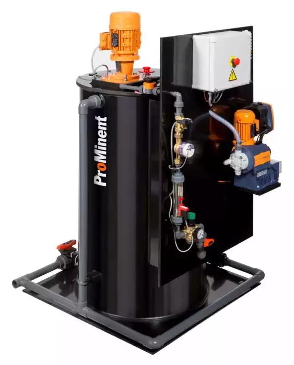 Packshot gros volume d'une machine Prominent