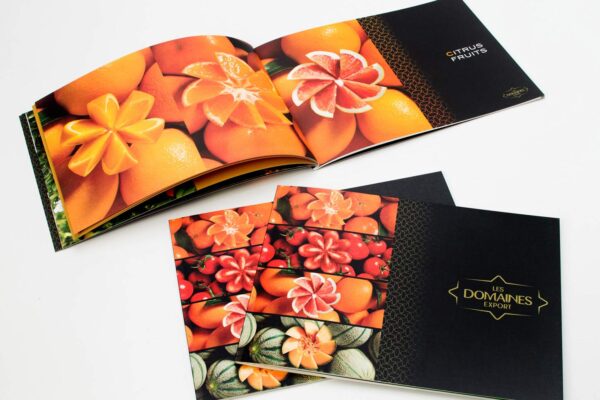 Impression photos culinaires Catalogue Domaines Export
