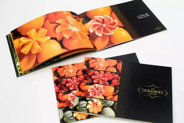 Impression photos culinaires Catalogue Domaines Export
