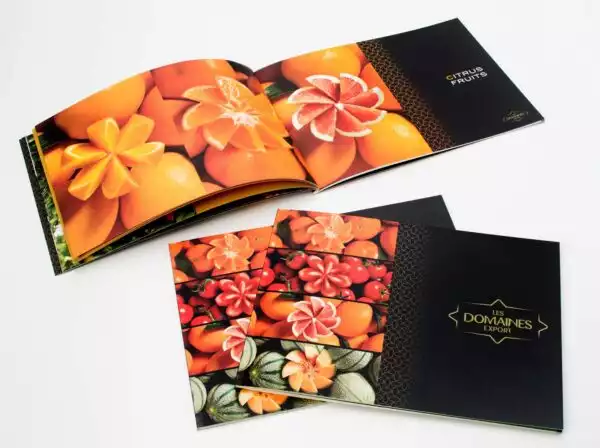 Impression photos culinaires Catalogue Domaines Export