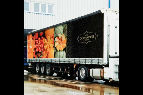 Impression photos culinaires Camion Domaines Export