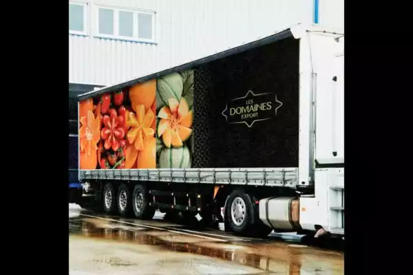 Impression photos culinaires Camion Domaines Export