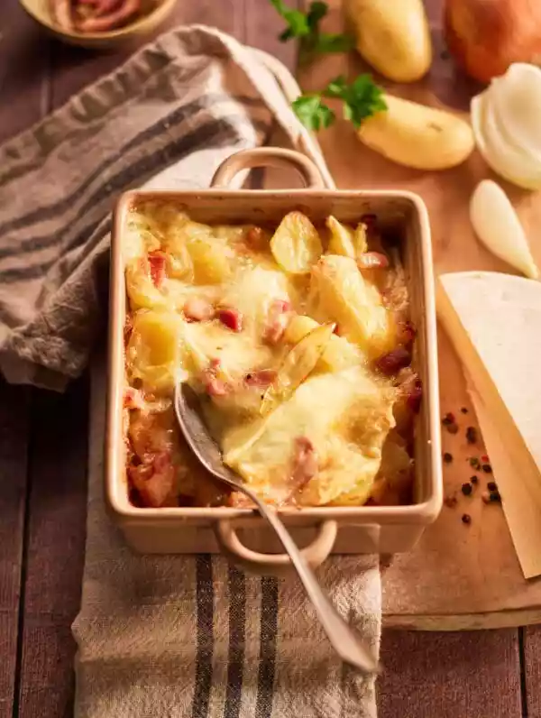 Jeca - Tartiflette - Studio photo culinaire Strasbourg
