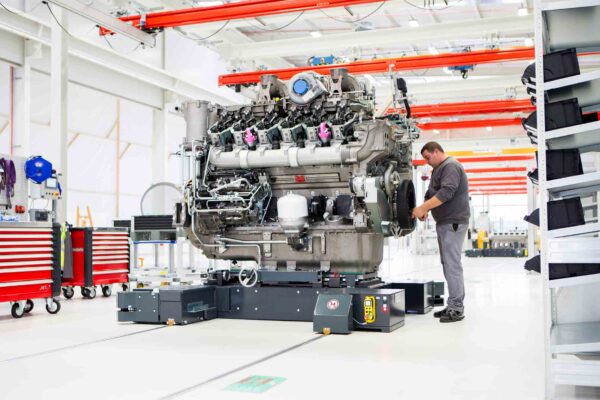 Liebherr - Chaîne de montage - Usine de Colmar - Photographe de reportage Strasbourg