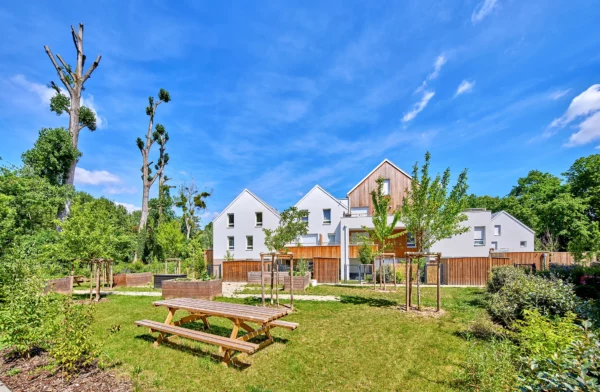 Vue paysagère de la résidence Moulins Becker de Bouygues Immobilier à Strasbourg