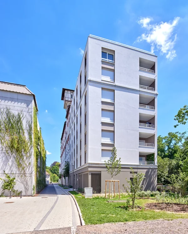 Immeubles de la résidence Moulins Becker réalisés par Bouygues Immobilier à Strasbourg