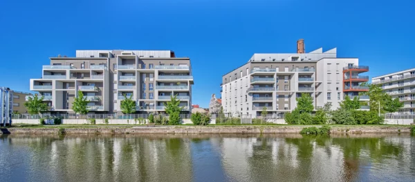 Vue panoramique de la résidence Rivages de Bouygues Immobilier à Nancy